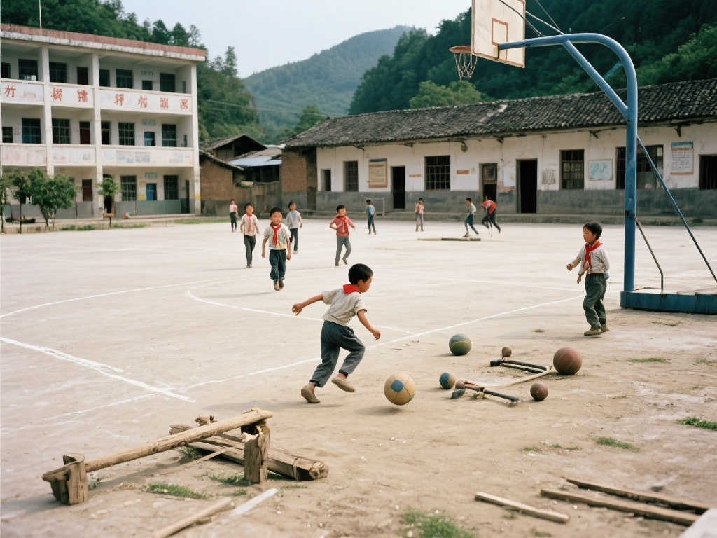 体彩携手公益组织为山区学校捐赠运动器材